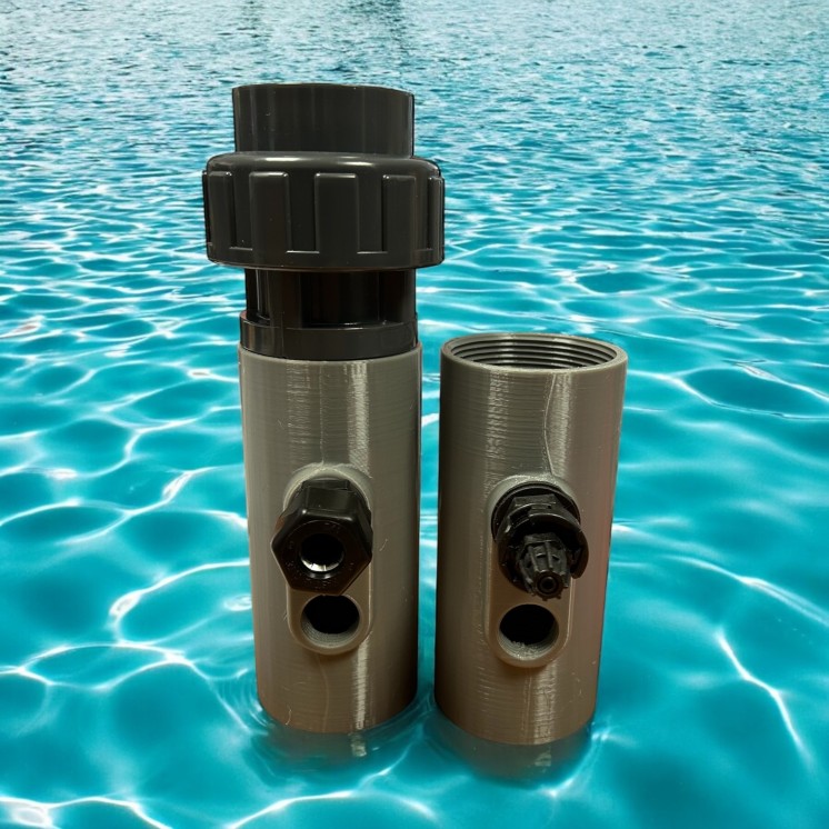Porte-sondes pH, Rx et injecteurs pour piscine | JM3D