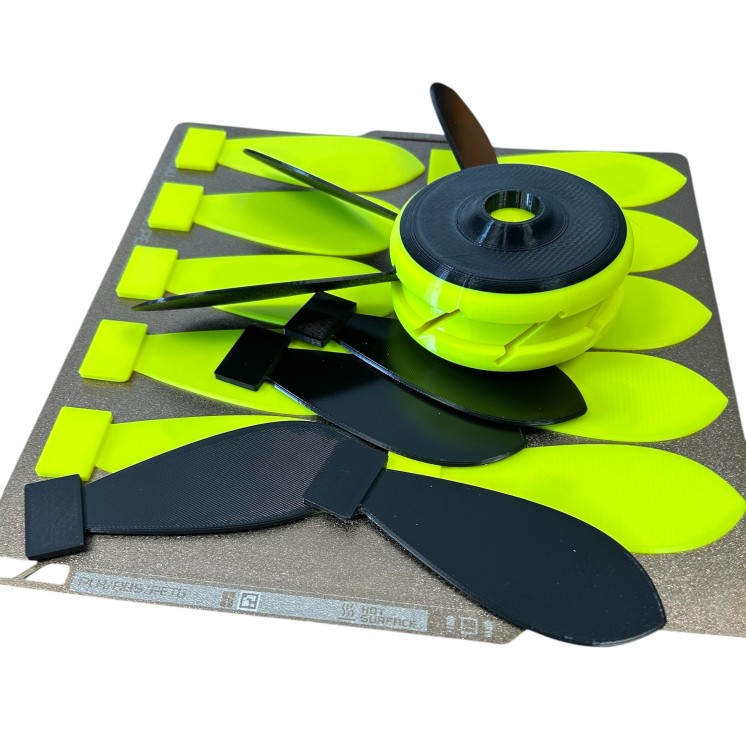 Ventilateur D300 de benchrest, axe 4 mm | JM3D