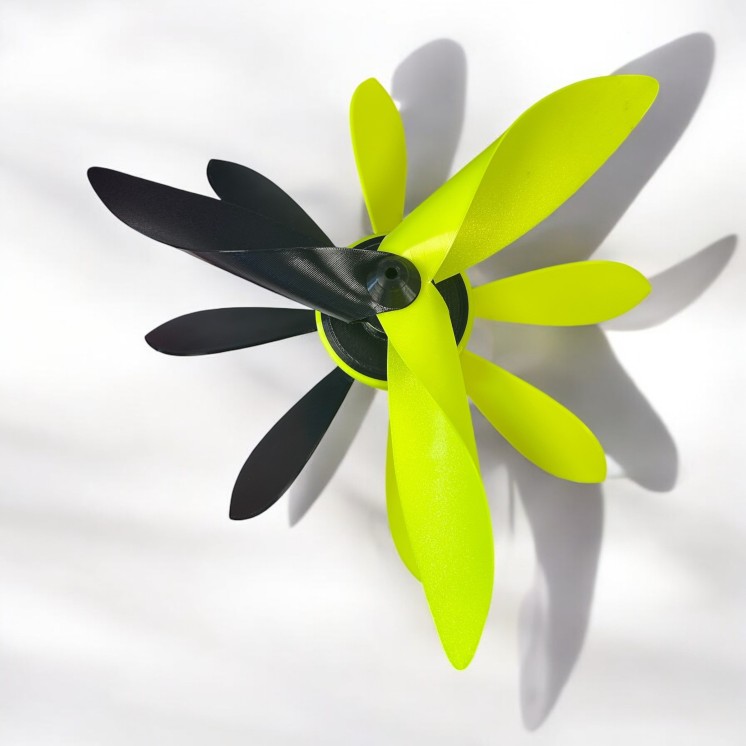 Ventilateur D360 à 3 pales souples, axe 4 mm | JM3D