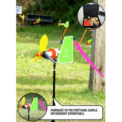 Girouette souple et démontable pour benchrest