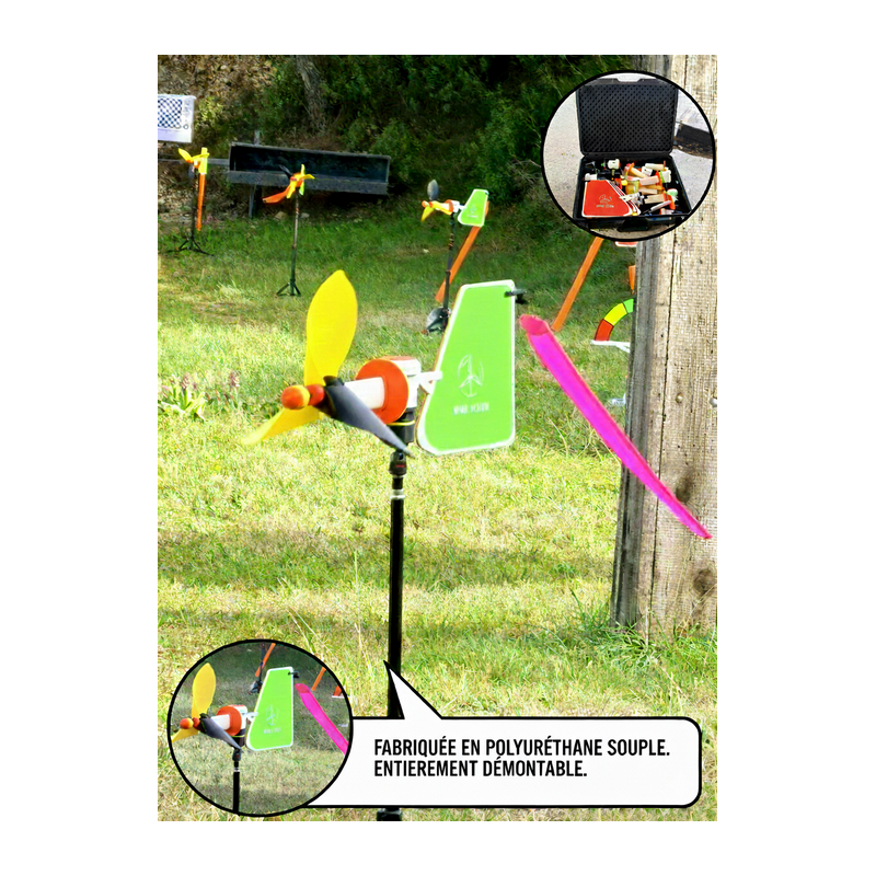 Girouette souple et démontable pour benchrest