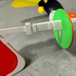 Girouette souple et démontable pour benchrest