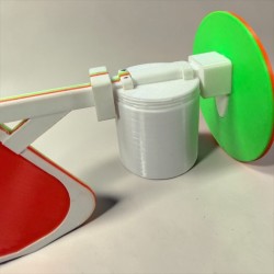 Girouette souple et démontable pour benchrest