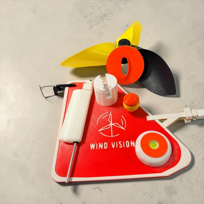 Kit Wind Vision JM3D avec indicateur de vent et éléments colorés